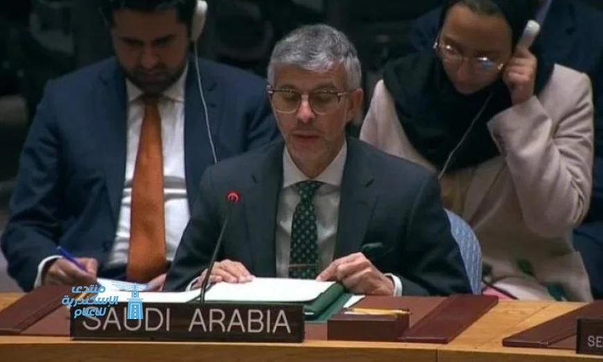 مندوب السعودية في مجلس الأمن يشيد بالمساعي المصرية والقطرية والتركية والأمريكية لإنهاء أزمة الحرب في غزة