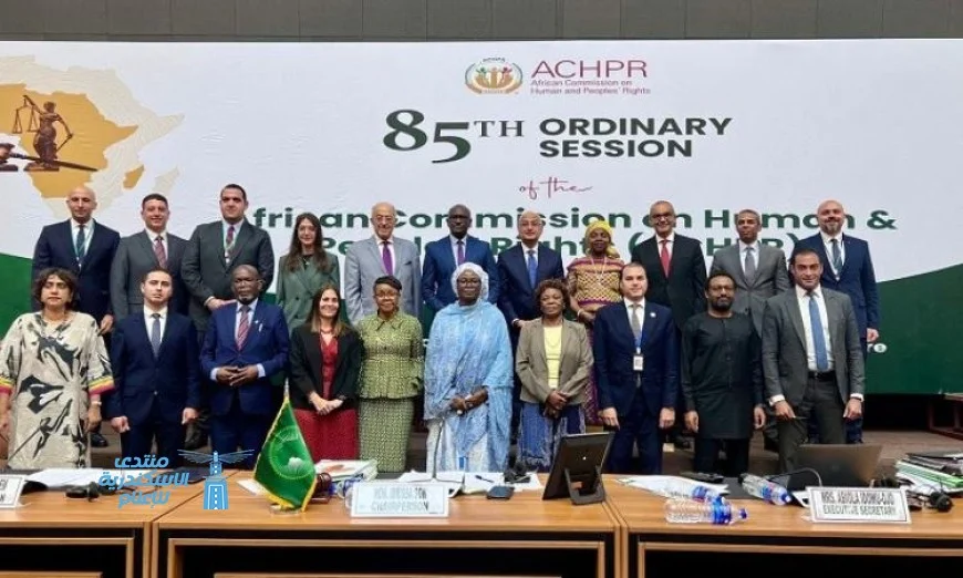 مصر تقدم تقريرها الدوري حول حقوق الإنسان أمام اللجنة الإفريقية المخصصة للشعوب