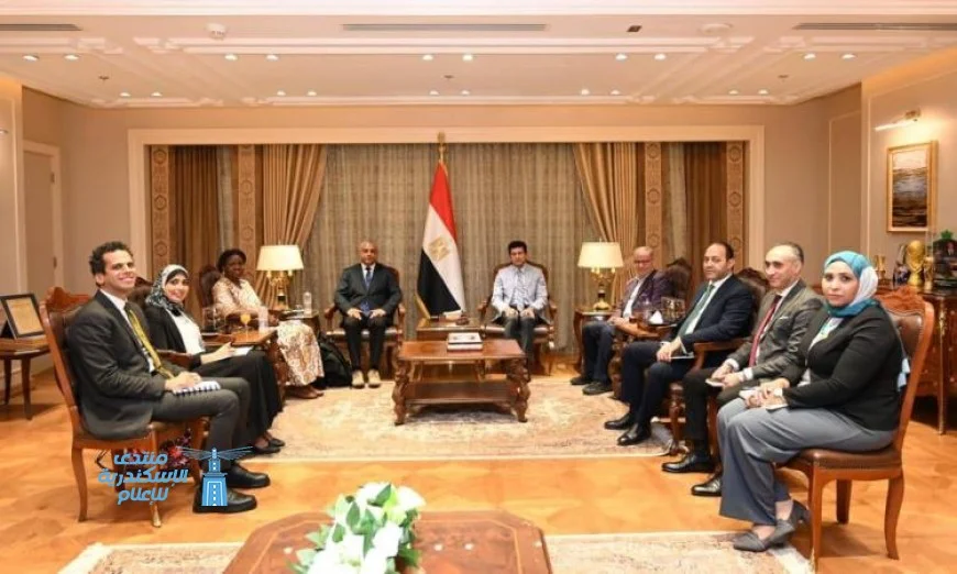 صبحي يلتقي مدير المكتب الإقليمي الإفريقي للوكالة الدولية لمكافحة المنشطات لتعزيز التعاون الرياضي