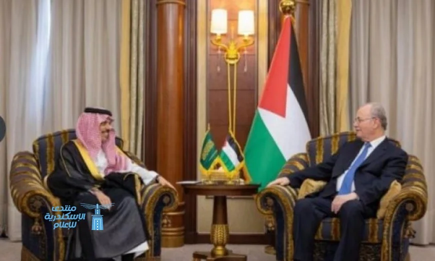 رئيس وزراء فلسطين ووزير خارجية السعودية يناقشان آخر مستجدات الأوضاع في غزة والضفة