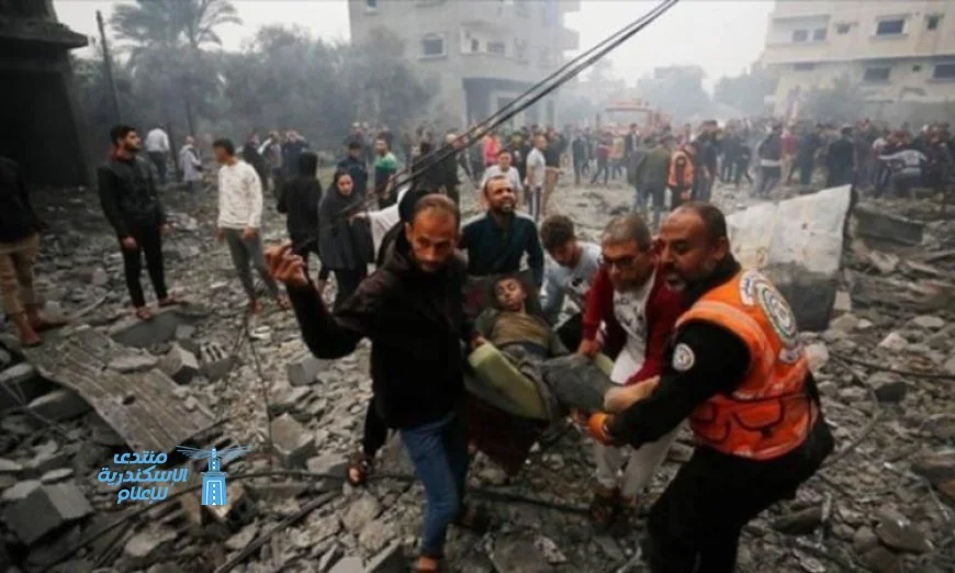 استشهاد خمسة فلسطينيين جراء غارة إسرائيلية في جنوب قطاع غزة حسب تصريحات الدفاع المدني