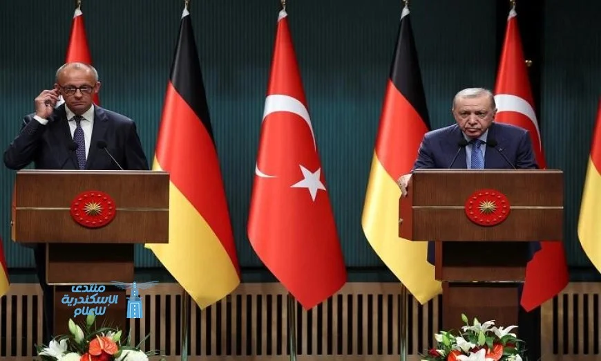 مسؤول تركي يؤكد أن أردوغان شدد على ضرورة تجنب تكرار مأساة غزة خلال لقائه مع فريدريش ميرز