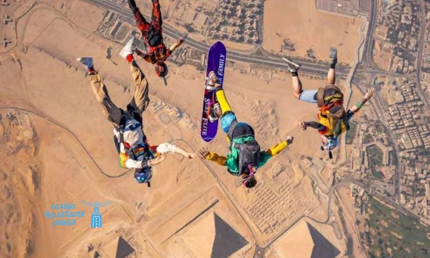 احتفالية مبهرة ب1350 قفزة على سفح الأهرامات مع افتتاح المتحف الكبير