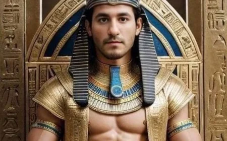 أحمد حلمي يتألق بالزي الفرعوني في احتفالية مع شخصياته الفنية بالمتحف المصري الكبير