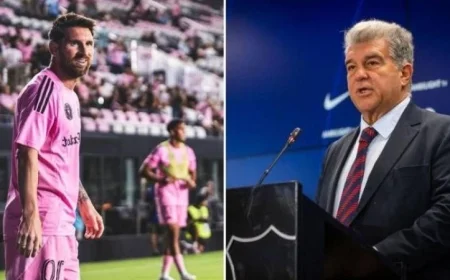 سبورت الإسبانية تكشف موقف ميسي من دعم منافسي خوان لابورتا