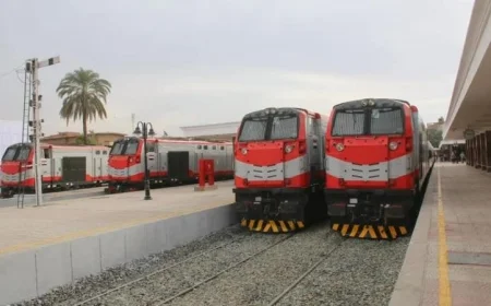 مواعيد قطارات القاهرة أسوان والإسكندرية أسوان لعام 2023 من السكة الحديد