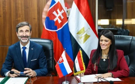 مصر وسلوفاكيا تبرمان اتفاقية التعاون الاقتصادي في إطار اللجنة المشتركة