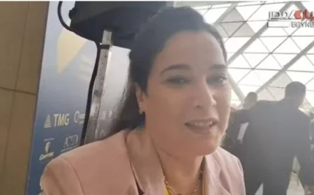 مراسلة لوديالوج تعبر عن فرحتها بالمشاركة في حفل افتتاح المتحف المصري الكبير