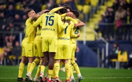 فياريال يحقق فوزاً ساحقاً على رايو فاييكانو بأربعة أهداف في الدوري الإسباني