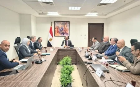 نائب وزير الإسكان يجتمع مع تحالف شركة المقاولون العرب وشركة عالمية لتعزيز المشاريع الإنشائية