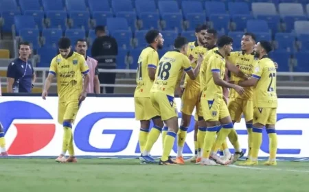 التعاون يفوز على القادسية بهدفين ويعزز منافسته مع النصر على صدارة الدوري السعودي