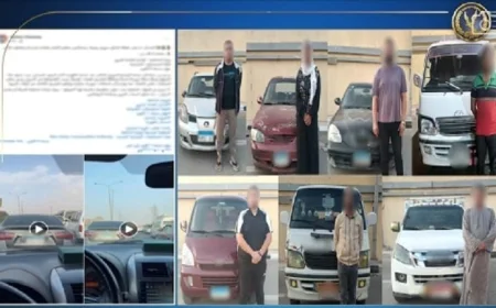 ضبط 7 سيارات تسير عكس الاتجاه في مدينة 6 أكتوبر وتفاصيل مثيرة عن السائقين