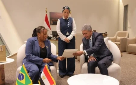 شريف فتحي يرحب بزيارة وزيرة الثقافة البرازيلية في حدث ثقافي مميز