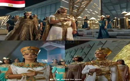 أبطال مصر الرياضيين يتألقون في حفل افتتاح المتحف المصري الكبير