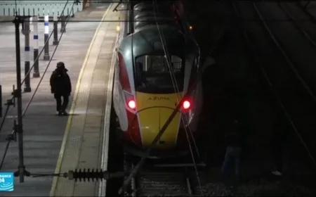 عشرة جرحى في حادث طعن مروع على متن قطار في بريطانيا