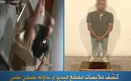 الداخلية توضح تفاصيل فيديو شخص يتلف كاميرات مراقبة في منزل بالإسكندرية