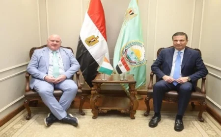 وزير الزراعة يؤكد أهمية الاستفادة من التجربة الأيرلندية في تطوير الثروة الحيوانية