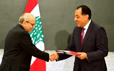 رئيس وزراء مصر ولبنان يتفقان على توقيع مذكرات تفاهم جديدة لتعزيز التعاون المشترك