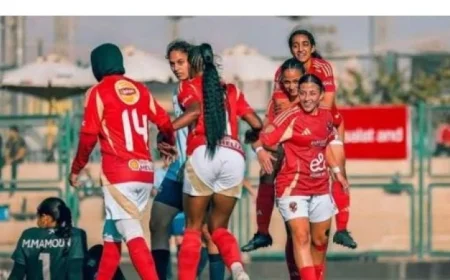 الأهلي يحقق انتصاراً ساحقاً على المقاولون العرب بسداسية نظيفة في دوري الكرة النسائية