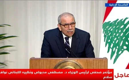 سلام يشيد بدعم مصر الثابت للبنان