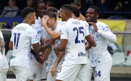 إنتر ميلان يحقق انتصارا دراميا على هيلاس فيرونا بهدف قاتل في الدوري الإيطالي