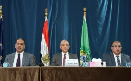 محافظ الإسماعيلية ومدير الأمن يشاركان في القرعة العلنية لموسم الحج