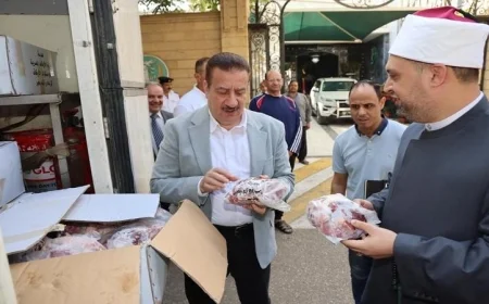 محافظ المنوفية يستعرض استلام دفعة جديدة من مشروع صكوك الإطعام لتعزيز الدعم الغذائي