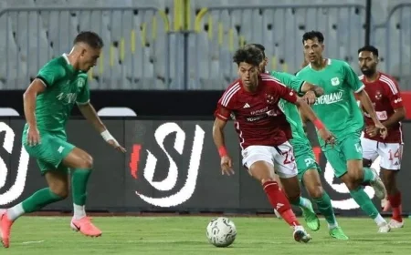 تعادل سلبي يحرم الأهلي من الصدارة أمام المصري في برج العرب