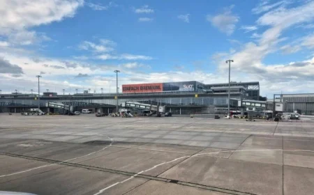 توقف حركة الملاحة الجوية في مطار بريمن الألماني بعد رصد طائرة مسيرة في الأجواء