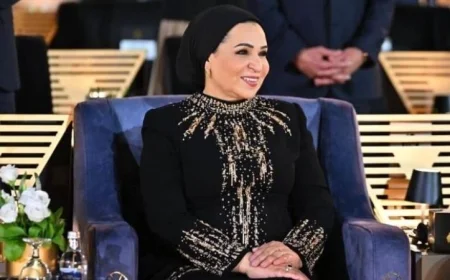 السيدة انتصار السيسي تعبر عن فرحتها بحضور افتتاح المتحف المصري الكبير