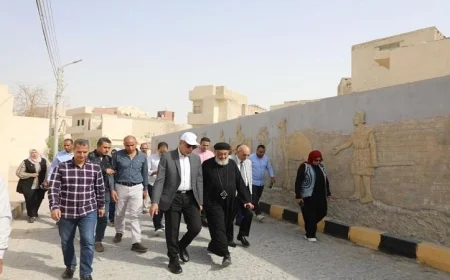 محافظ المنيا يلتقي مسؤولي المطرانية لتعزيز الاستفادة من مسار رحلة العائلة المقدسة