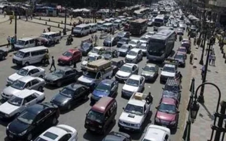 استكشف أماكن الزحام الشديد على معظم محاور القاهرة والجيزة