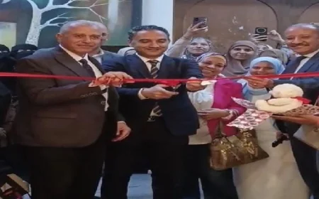 افتتاح معرض فني مميز بعنوان أنامل واعدة في كلية التربية النوعية جامعة الفيوم