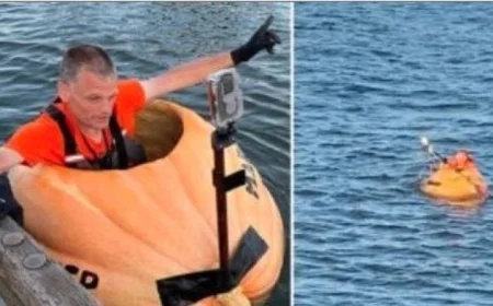 أمريكي ينجح في قطع مسافة 95 كيلومترا في نهر كولومبيا داخل قرع عسل