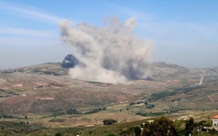 غارة إسرائيلية على جنوب لبنان تسفر عن مقتل شخصين وإصابة 7 آخرين