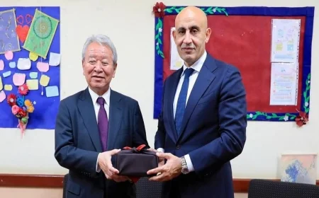 وزير التعليم يناقش سبل التعاون مع رئيس الوكالة اليابانية للتعاون الدولي جايكا