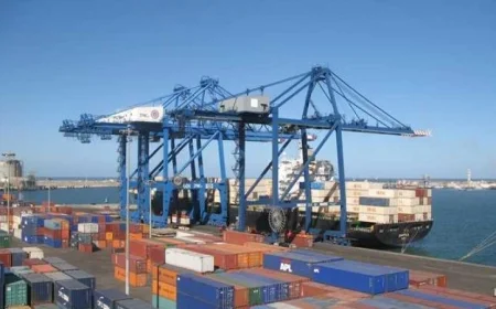 تزايد نشاط ميناء دمياط بزيادة 29 سفينة للحاويات والبضائع العامة