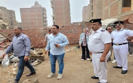 حملة شاملة برئاسة نائب المحافظ للقضاء على الإشغالات في عزبة السوق ببنها