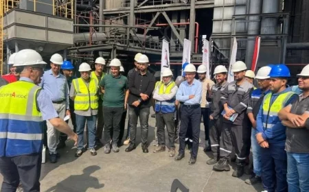 فعالية مميزة للسلامة والصحة المهنية تنظمها المصرية لبلوكات الأنود في قطاع الأعمال