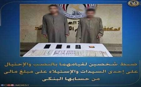 الداخلية تلقي القبض على شخصين لابتزازهما المواطنين وسرقة أموالهم