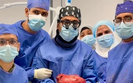 نجاح باهر في استئصال ورم ضخم من جدار الصدر في مستشفى السلام بورسعيد