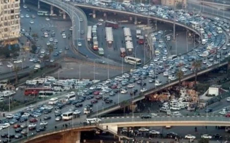 النشرة المرورية اليوم تكشف عن أبرز أماكن الكثافات المرورية العالية في القاهرة والجيزة