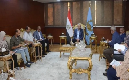 محافظ الغربية يؤكد على أهمية إدارة الموارد وتعظيم الإيرادات لدعم التنمية المستدامة في المحافظة