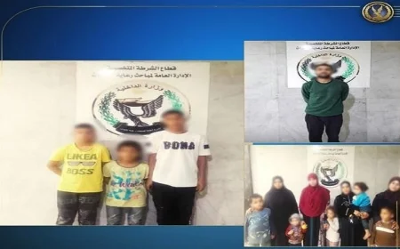 الشرطة تحتجز 6 رجال و5 سيدات بتهمة استغلال الأطفال الأحداث في التسول