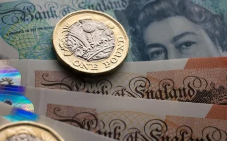 الجنيه الإسترليني يسجل أدنى مستوى في سبعة أشهر مع اقتراب زيادة ضريبة الدخل