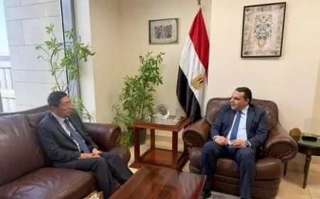 رئيس التمثيل التجاري المصري يناقش مع سفير سنغافورة في القاهرة تعزيز فرص التعاون الاقتصادي