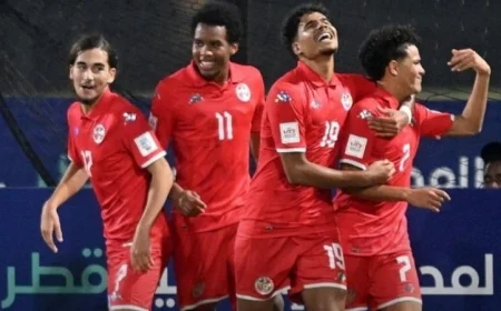 تونس تحقق فوزًا ساحقًا على فيجي بنتيجة 6-0 في مونديال الناشئين