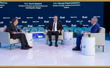 وزير البترول المصري يكشف دور مصر في تعزيز مكانتها كمحور إقليمي لنقل وتداول الطاقة خلال مؤتمر أديبك