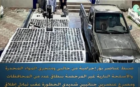 ضبط 105 ملايين جنيه من المخدرات في عمليات مداهمة بأماكن إجرامية في عدة محافظات