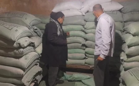 ضبط 2.5 طن من الدقيق البلدي المدعم و243 مخالفة تموينية في الإسماعيلية